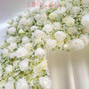 White Rose & Baby’s Breath Square Arch