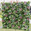 US Seller---Lush Green Leaves 5D Flower Wall (8x8 ft) - Roll-Up Fabric Flower Wall for Wedding Party Photo Backdrop