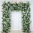 US Seller---W8Ft x H8.53Ft Rollable Artificial  roses and green plants Arch Wedding Decoration, Flower Arch Wedding, Backdrop  Archway Party