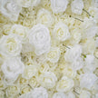 US Seller---5D Rose Flower Wall 8*8ft- Flower Wall Rolling Up Curtain Wall, Fabric Flower Wall, Wedding Party Photo Backdrop