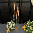 30% OFF | Ships from Houston | 47" Clear Acrylic Tall Candle Holder | Glass Hurricane Tube | Wedding Table Centerpiece