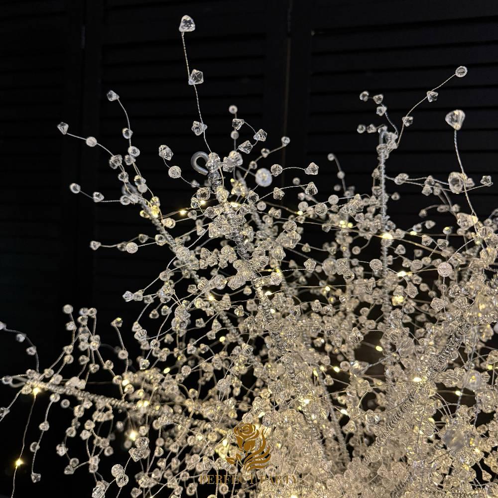 2 Pack | 34" LED Crystal Tree Lights - Centerpiece for Weddings & Parties, Romantic Lighting, Perfect for Indoor and  Outdoor Celebrations