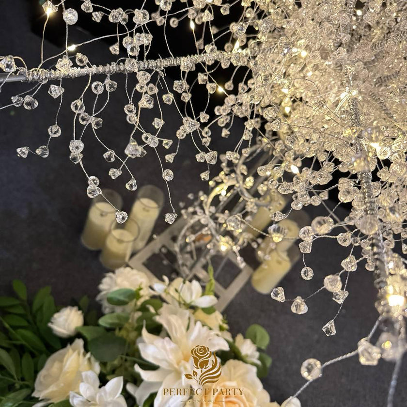Ships from USA/2 PCS/ 34''H LED Crystal Tree Lights - Centerpiece for Weddings Parties, , Perfect for Indoor or Outdoor Celebrations
