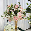 24'' Blush Rose Floral Hemispheres (2-Pack)