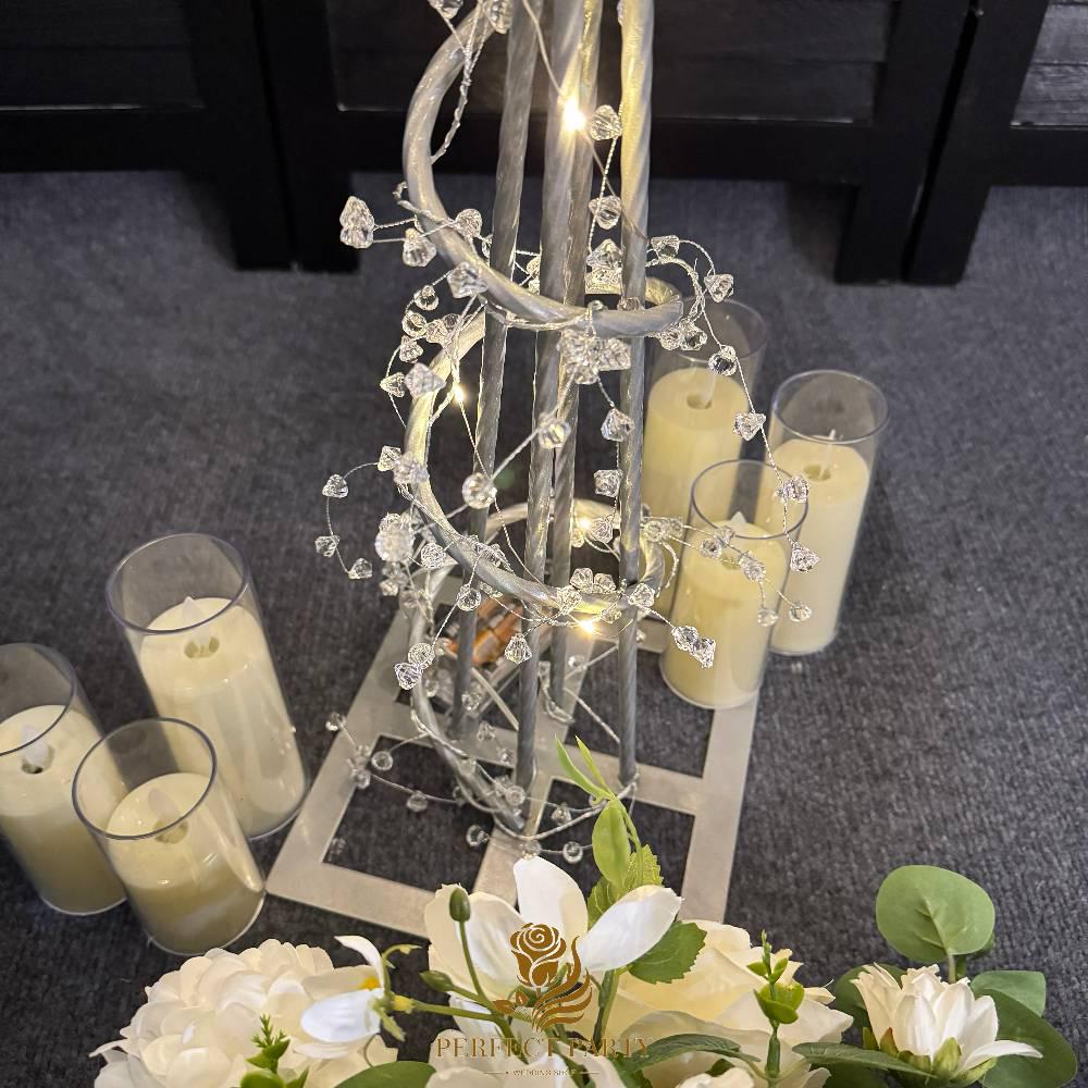 Ships from USA/2 PCS/ 34''H LED Crystal Tree Lights - Centerpiece for Weddings Parties, , Perfect for Indoor or Outdoor Celebrations
