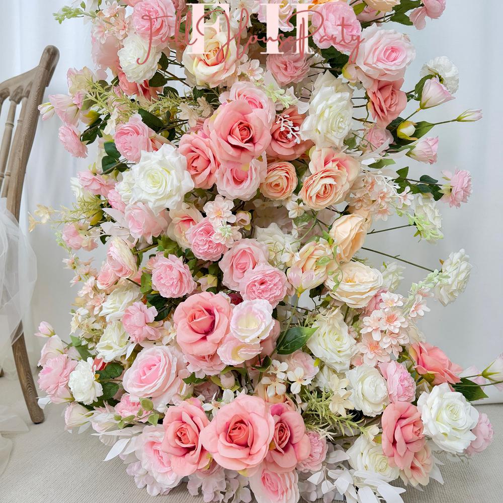 US seller---Blush Pink Wedding Arch Flowers – Spring-Inspired Floral Arrangement for Ceremony Arches, Columns & Backdrops