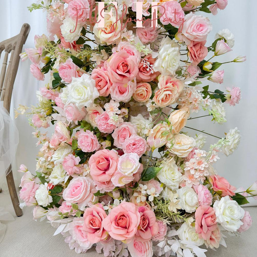 US seller---Blush Pink Wedding Arch Flowers – Spring-Inspired Floral Arrangement for Ceremony Arches, Columns & Backdrops