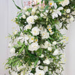 Ivory Rose Wedding Arch Flower Arrangement