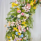 Wildflower Wedding Arch: Artificial Rose & Hydrangea Floral Arrangement