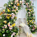 U.S. Local Stock – Spring-Inspired Flower Arches For Weddings, DIY Floral Row Arrangement, Flower Wedding Arch for Event Backdrop Decoration