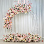 Wildflower Wedding Arbor Arrangement: Rustic Floral Arch Decor