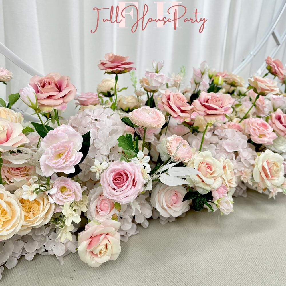 Wildflower Wedding Arbor Arrangement: Rustic Floral Arch Decor