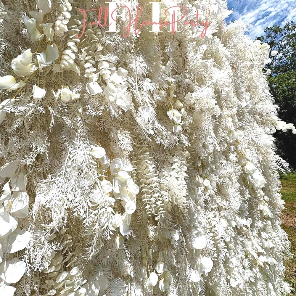 8x8 Rose Flower Wall Backdrop: Wedding, Bridal Shower Photo Booth