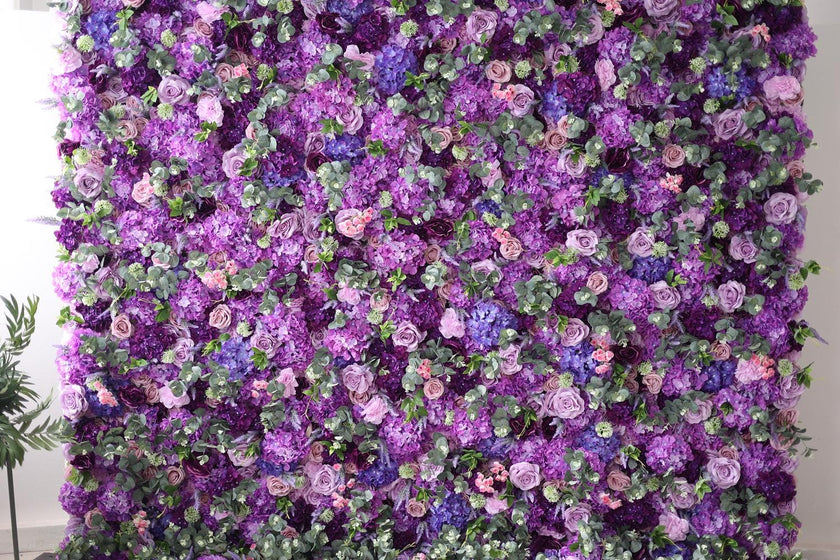 Lavender Bloom Flower Wall