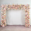 Blush Pink Rose & Wildflower Garland: Wedding Table Centerpiece