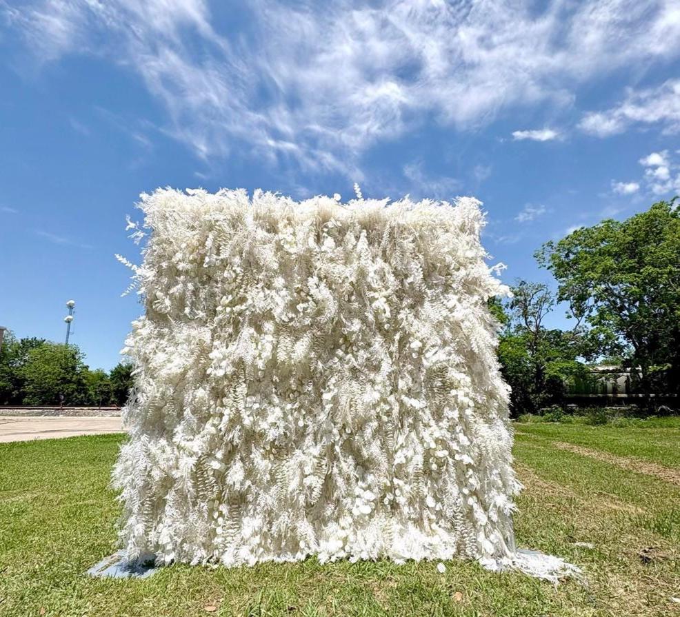 8x8 Rose Flower Wall Backdrop: Wedding, Bridal Shower Photo Booth