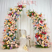 US Seller-Wildflower-Inspired Spring and Summer Wedding Arch Décor.Wedding Archway Artificial  Rose  Archway,Flower Row Arrrangement