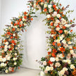 US Seller – Fall Wedding Arch Flowers, Rustic Pastoral Floral Arrangement for Ceremony, Columns & Party Backdrop Décor