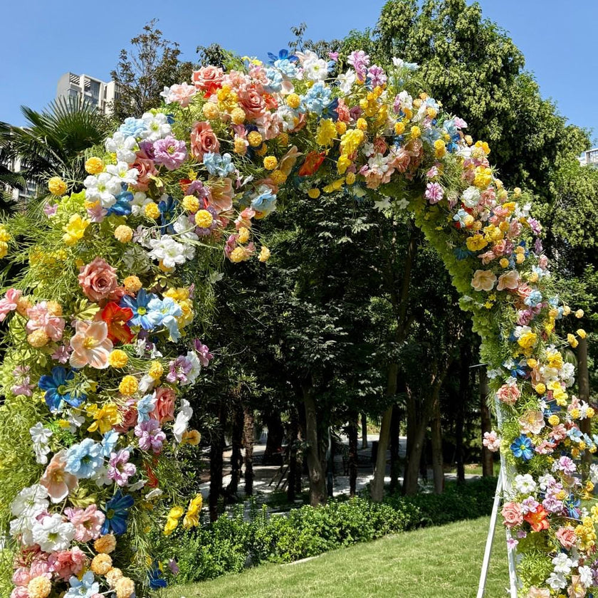 Wildflower Floral Arch Garland - Universal Fit for All Arch Shapes