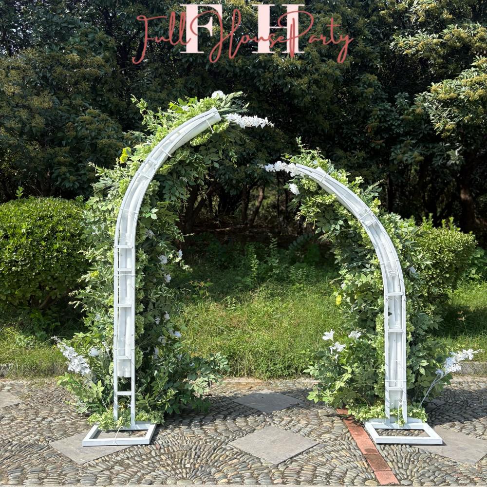 Ships from USA /Wedding Archway with Spring Flowers | Rustic Boho Wedding Backdrop | Ceremony Floral Arch | Party Decoration（6Ft+7Ft）