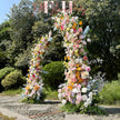 Pastel Spring Floral Wedding Arch Decor