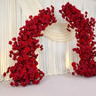 Luxury Red Floral Arch for Valentine’s & Weddings