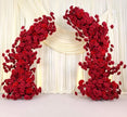 Luxury Red Floral Arch for Valentine’s & Weddings