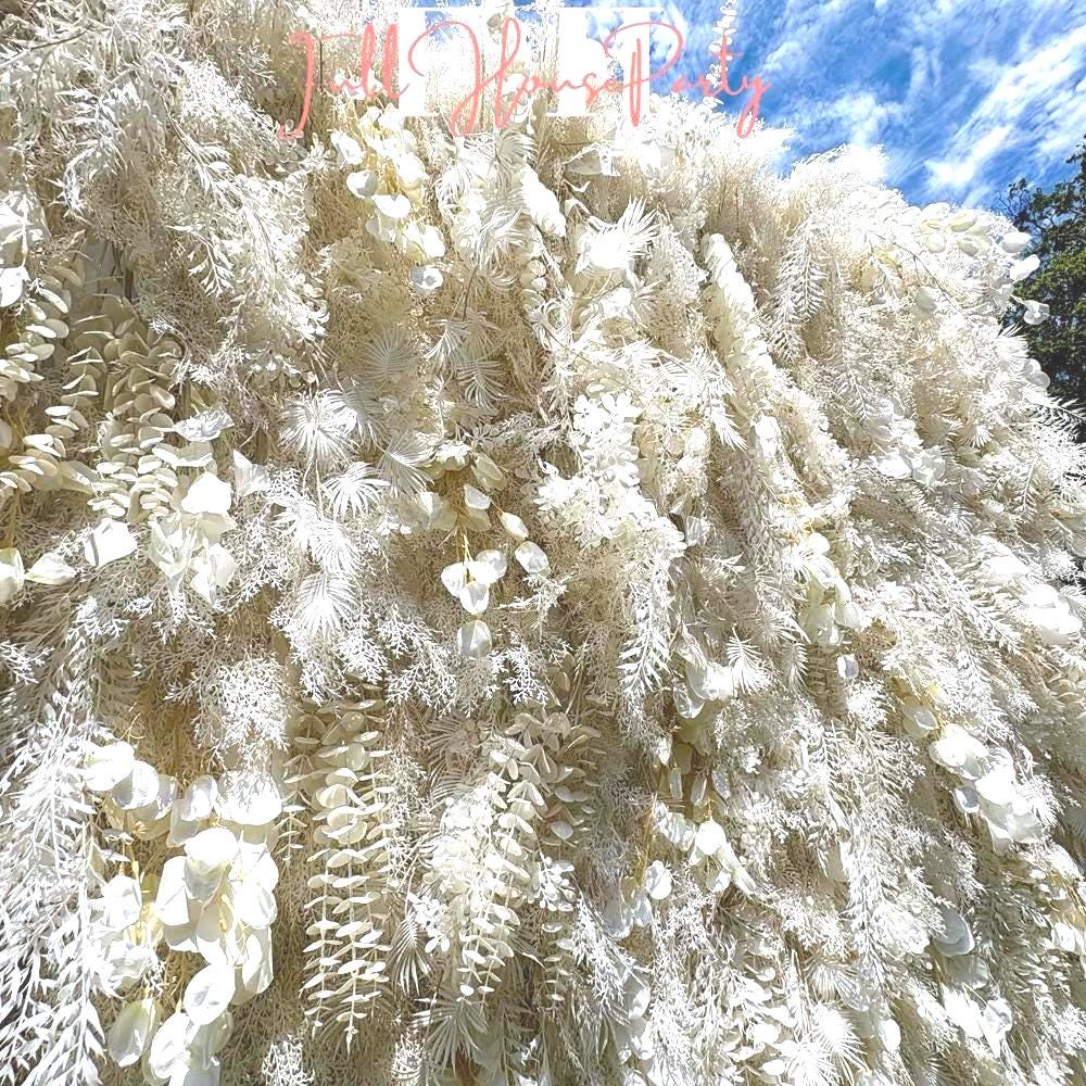 50% Off | Ships from Houston |5D  Flower Wall 8*8ft  - Flower Wall Rolling Up Curtain Wall, Fabric Flower Wall, Wedding Party Photo Backdrop
