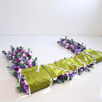 H8.53 xW8Ft Rollable Artificial White Rose Arch Wedding Decoration, Flower Arch Wedding,Backdrop Flower Archway