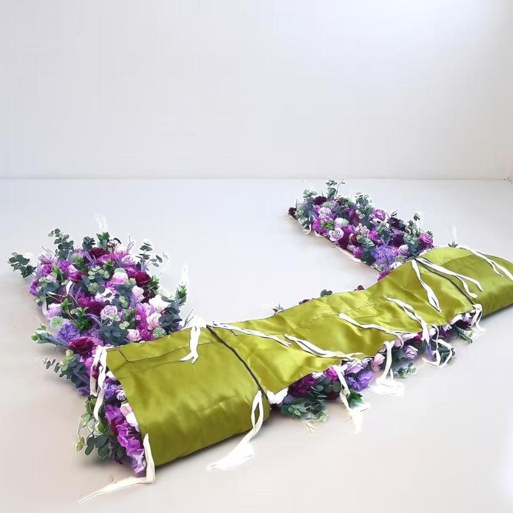 H8.53 xW8Ft Rollable Artificial White Rose Arch Wedding Decoration, Flower Arch Wedding,Backdrop Flower Archway