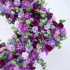 H8.53 xW8Ft Rollable Artificial White Rose Arch Wedding Decoration, Flower Arch Wedding,Backdrop Flower Archway