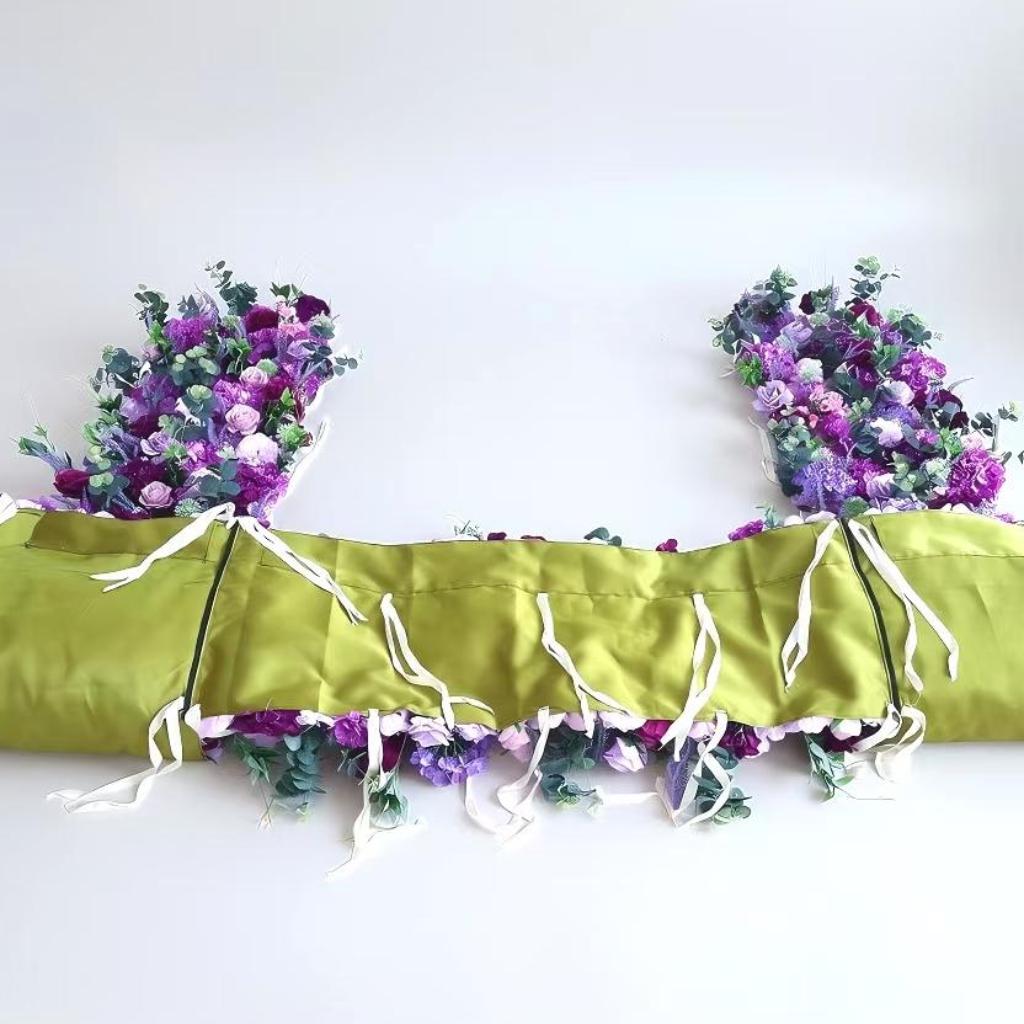 H8.53 xW8Ft Rollable Artificial White Rose Arch Wedding Decoration, Flower Arch Wedding,Backdrop Flower Archway
