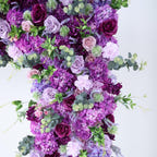 H8.53 xW8Ft Rollable Artificial White Rose Arch Wedding Decoration, Flower Arch Wedding,Backdrop Flower Archway