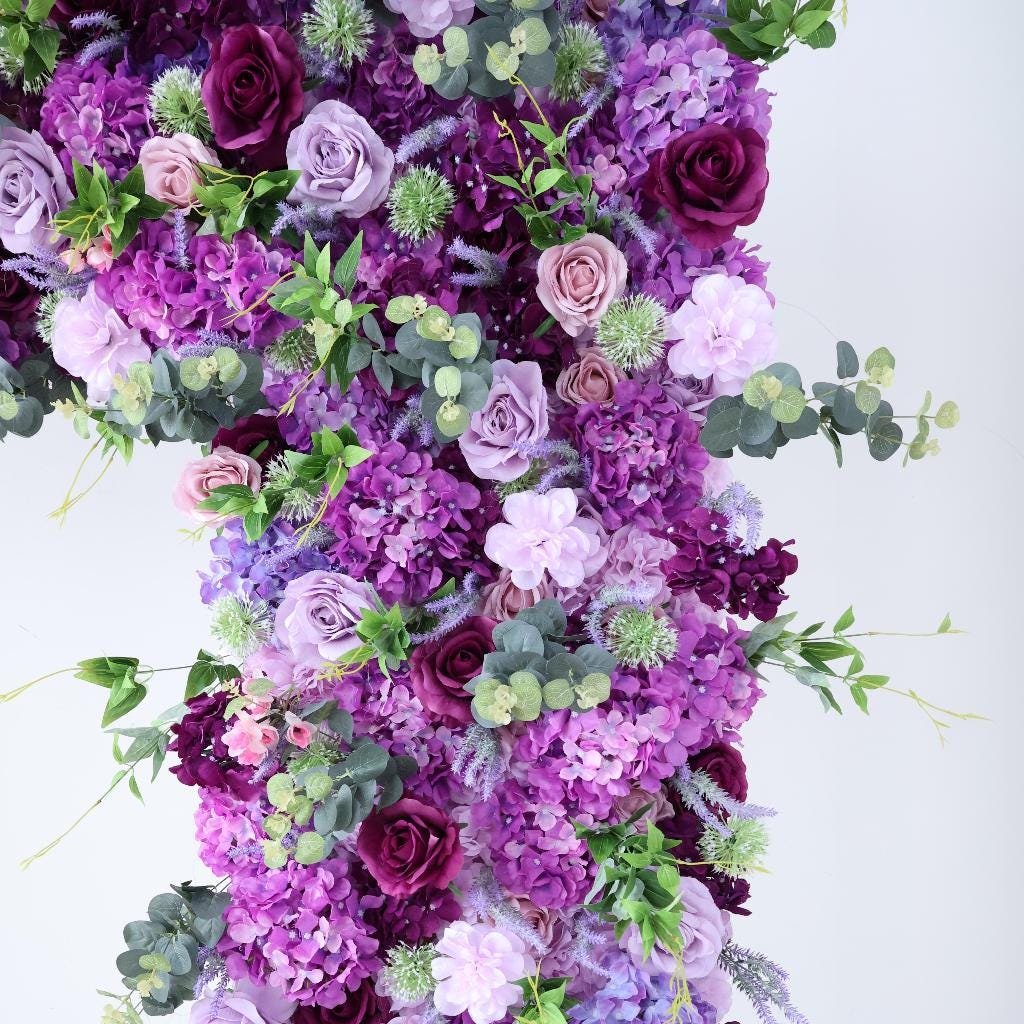 H8.53 xW8Ft Rollable Artificial White Rose Arch Wedding Decoration, Flower Arch Wedding,Backdrop Flower Archway