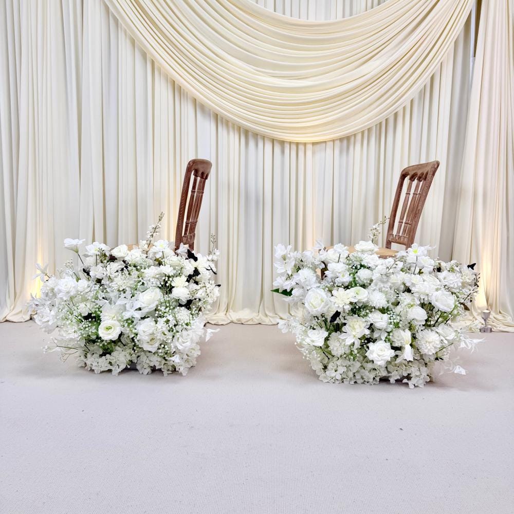 Ships from Houston | 2pcs Wedding Aisle Flowers | Aisle Decor, Arch Decoration, Ceremony Floral Arrangements
