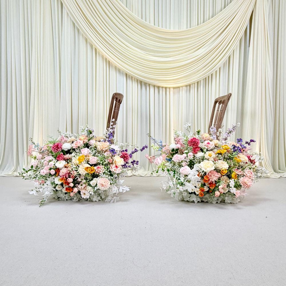 Ships from Houston | 2pcs Wedding Aisle Flowers | Aisle Decor, Arch Decoration, Ceremony Floral Arrangements