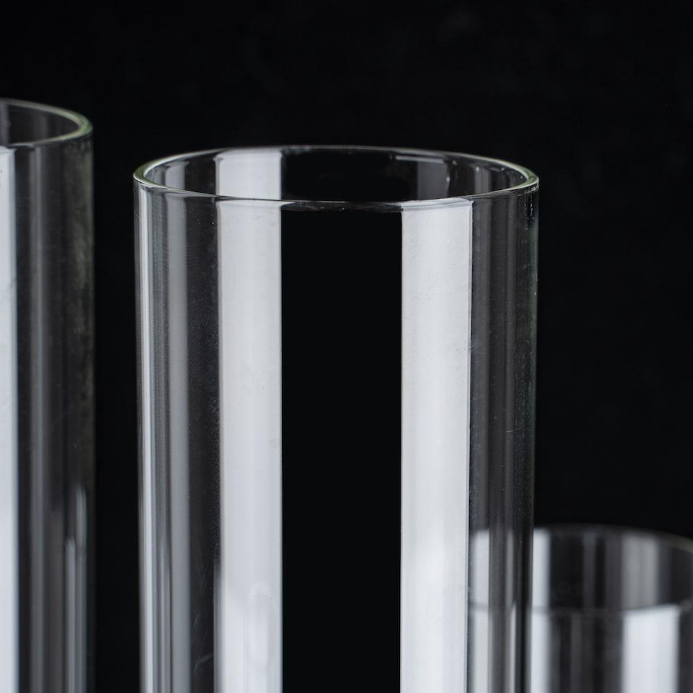 30% Off / Ships from Houston /40 Hurricane Glass Tubes---Height 9.84 in ,Diameter 2 in