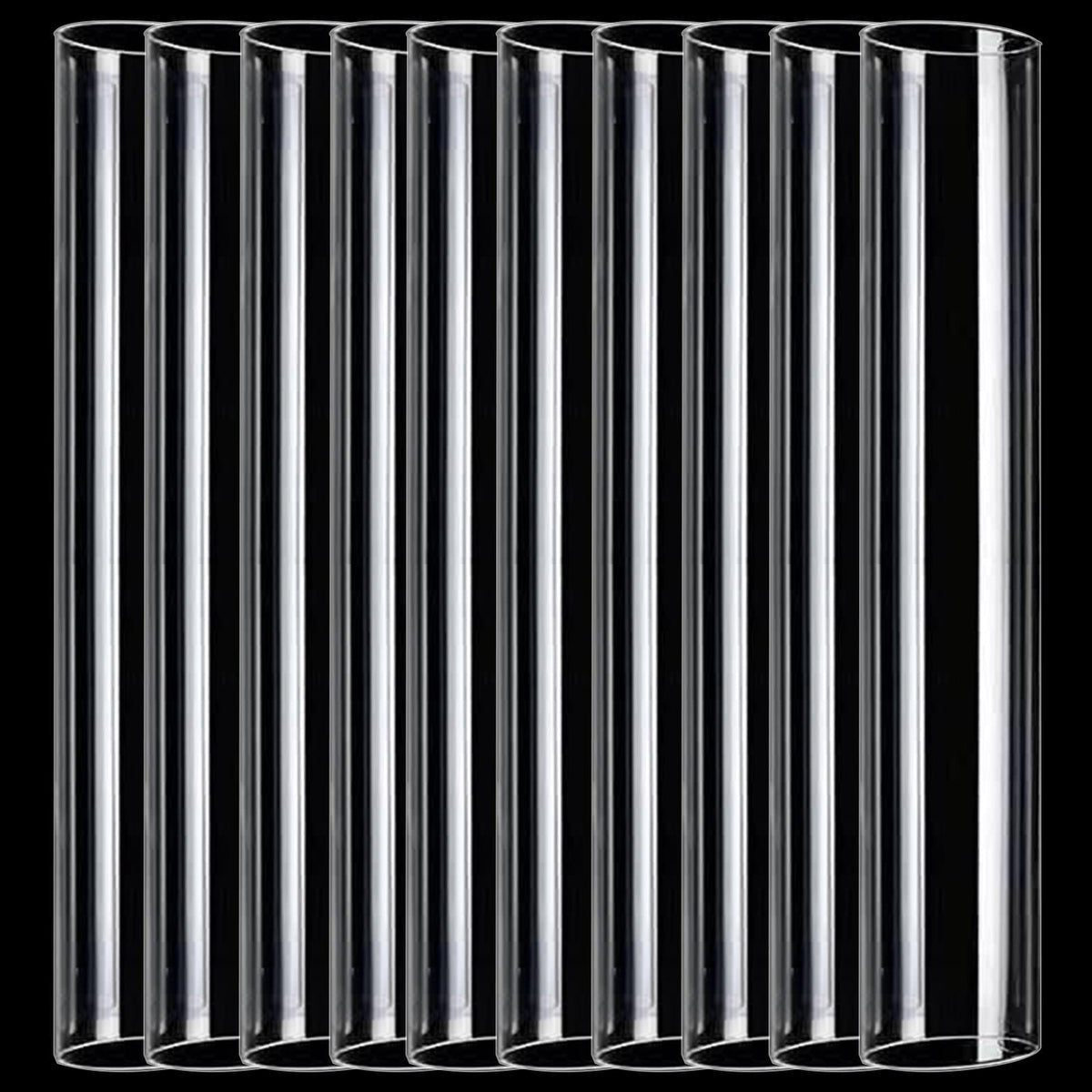30% Off / Ships from Houston /40 Hurricane Glass Tubes---Height 9.84 in ,Diameter 2 in