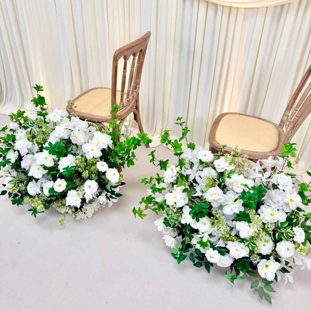 Ships from Houston | 2pcs Wedding Aisle Flowers | Aisle Decor, Arch Decoration, Ceremony Floral Arrangements