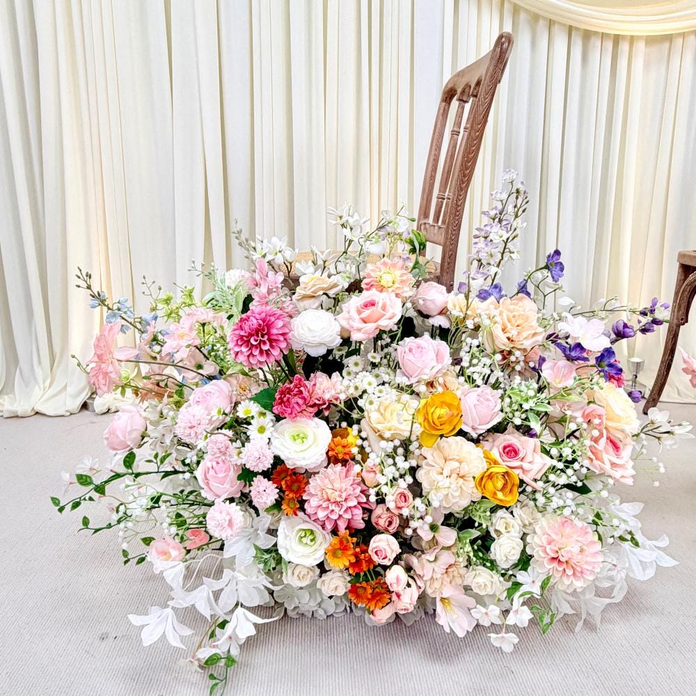 Ships from Houston | 2pcs Wedding Aisle Flowers | Aisle Decor, Arch Decoration, Ceremony Floral Arrangements