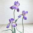 Giant EVA Purple Iris Flowers, Waterproof Oversized Floral Decor, Luxury Mall Display, Boutique Window Decor, Event Decoration（3 Flowers）