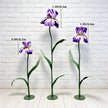 Giant EVA Purple Iris Flowers, Waterproof Oversized Floral Decor, Luxury Mall Display, Boutique Window Decor, Event Decoration（3 Flowers）