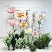 Waterproof Giant Poppy, Hyacinth Anemone Floral Installation, Oversized Flower  for Boutique, Shopping Mall, Hotel Lobby Wedding Events