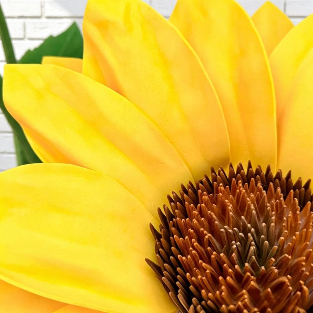 Waterproof EVA Giant Sunflower Display, Oversized 6 Sunflower Set for Luxury Boutique, Shopping Mall, Hotel Lobby,Wedding,Event Window Decor