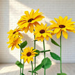 Waterproof EVA Giant Sunflower Display, Oversized 6 Sunflower Set for Luxury Boutique, Shopping Mall, Hotel Lobby,Wedding,Event Window Decor