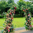 Ships from USA- 7.2FT Wildflower-Inspired Spring and Summer Wedding Arch Décor.Wedding Archway Artificial  Rose  Archway,Flower Arrrangement