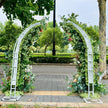Ships from USA- 7.2FT Wildflower-Inspired Spring and Summer Wedding Arch Décor.Wedding Archway Artificial  Rose  Archway,Flower Arrrangement