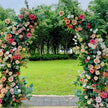 Ships from USA- 7.2FT Wildflower-Inspired Spring and Summer Wedding Arch Décor.Wedding Archway Artificial  Rose  Archway,Flower Arrrangement