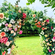 Ships from USA- 7.2FT Wildflower-Inspired Spring and Summer Wedding Arch Décor.Wedding Archway Artificial  Rose  Archway,Flower Arrrangement