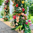 Ships from USA- 7.2FT Wildflower-Inspired Spring and Summer Wedding Arch Décor.Wedding Archway Artificial  Rose  Archway,Flower Arrrangement